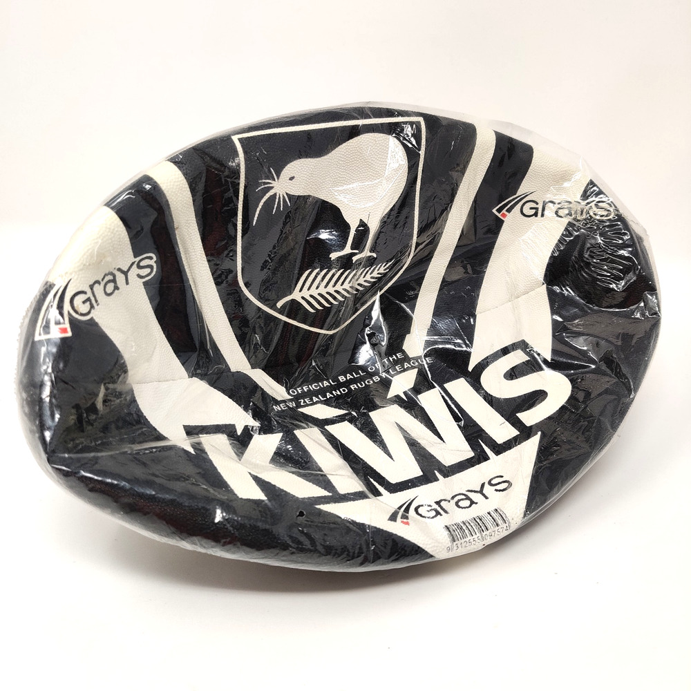 New Zealand Rugby League KIWIS NZRL Ball Size 5 Synthetic Sealed Souvenir Black